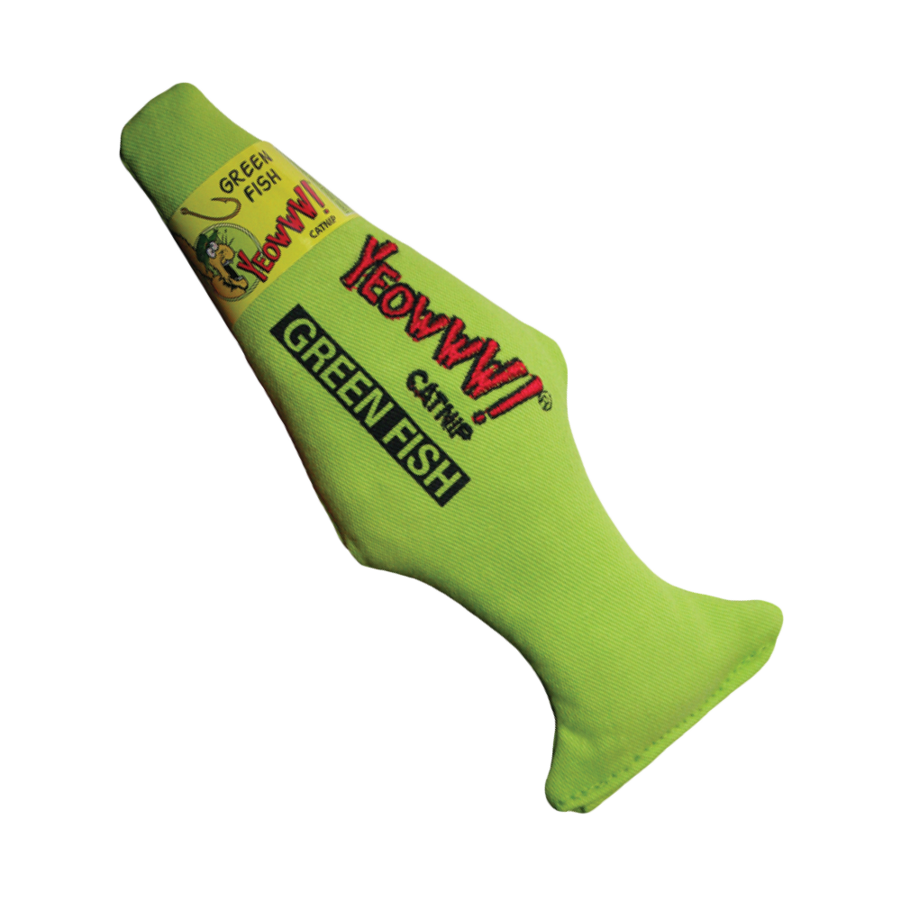 Jouet pour chat Yeowww! Poisson Vert
