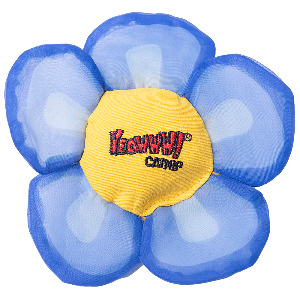 Jouet pour chat Yeowww! Hauts de fleurs Daisy Bleu