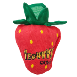 Jouet pour Chat Yeowww! Fraise Originale - Fabriqué aux US