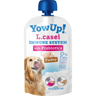 Renforcez l'immunité de votre chien avec YowUp! Dinde à la L. Casei