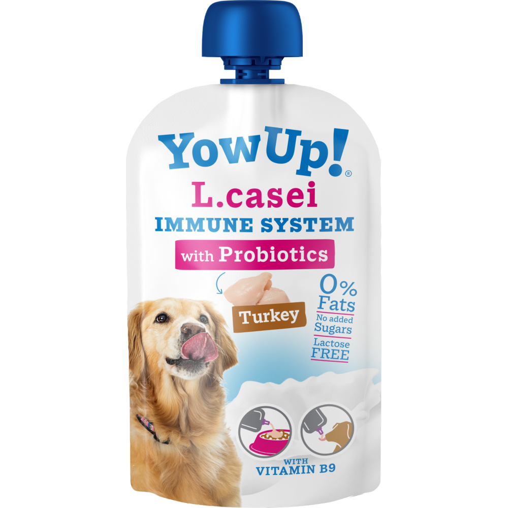 Renforcez l'immunité de votre chien avec YowUp! Dinde à la L. Casei