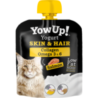 YowUp! Yaourt Saumon Peau Poils - Yaourt Chat Sans Lactose Beauté