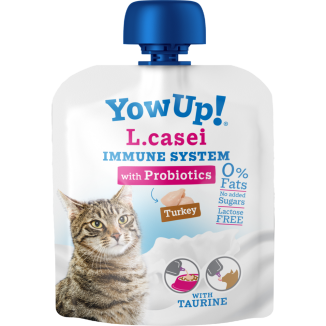 Renforcez l'immunité de votre chien avec YowUp! Dinde Chat L. Casei