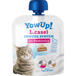 Renforcez l'immunité de votre chien avec YowUp! Dinde Chat L. Casei