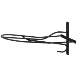 Support de selle en métal noir - Marque, Pays d'origine, Contenance et Dimensions