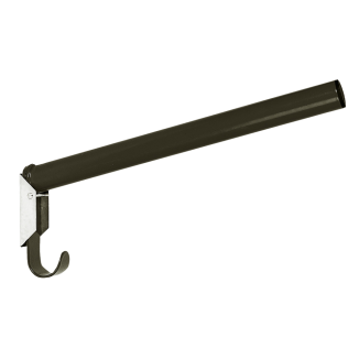 Sangle de selle ronde en métal noir de 44 cm | Professionnel