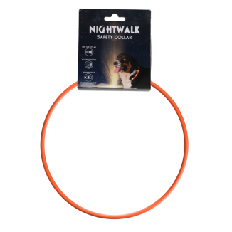 Collier de sécurité Nightwalk Orange pour chien