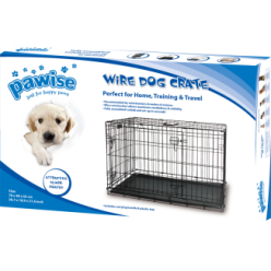 Pawise Cage Fil de Fer Chien - Cage Transport Pliable Sécurisée
