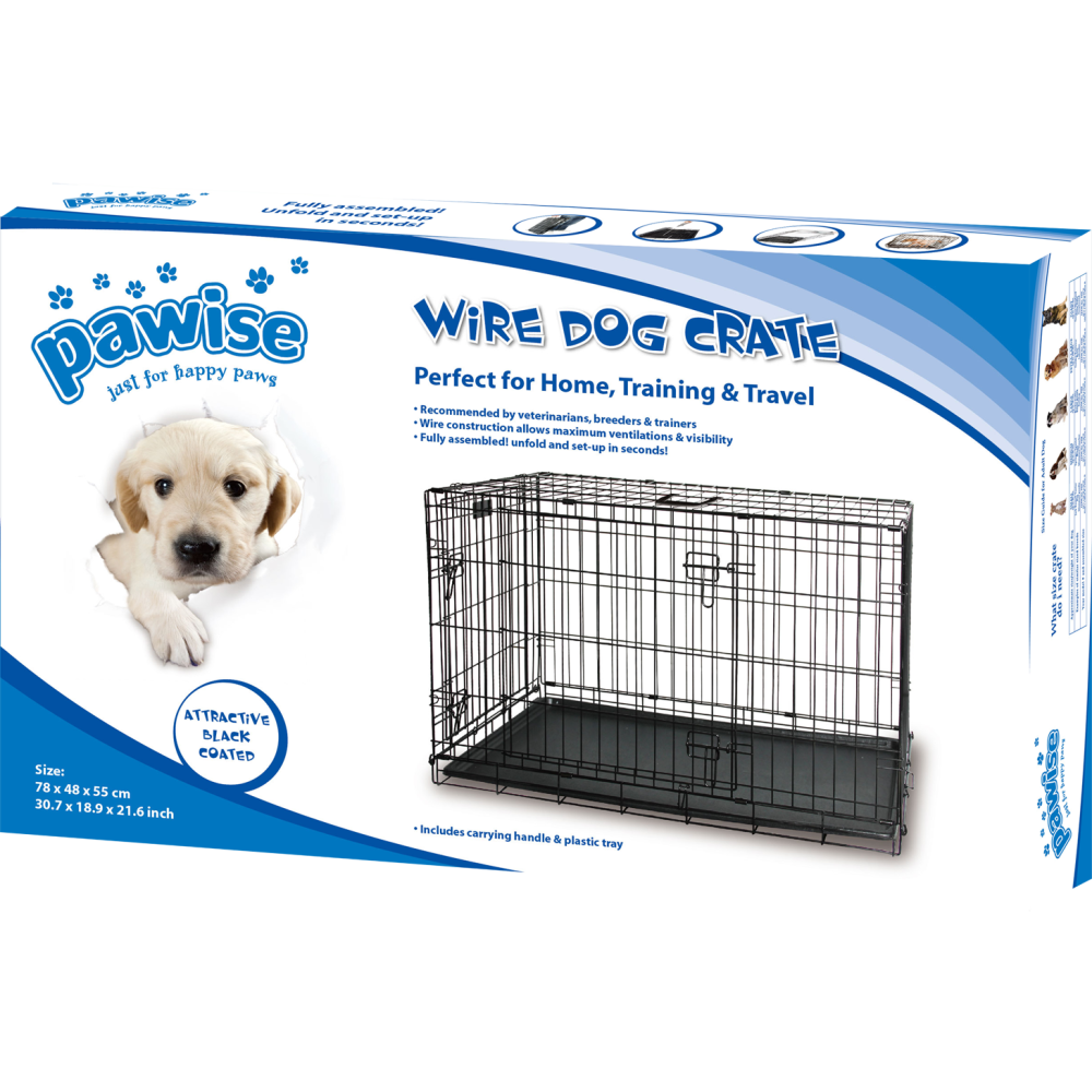 Cage pour chien en fil de fer Pawise