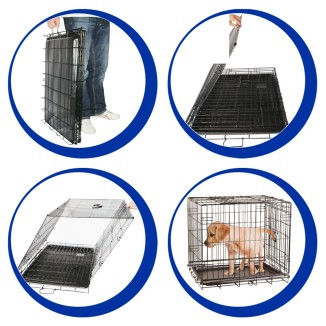 Cage pour chien en fil de fer Pawise
