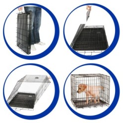 Cage pour chien en fil de fer Pawise