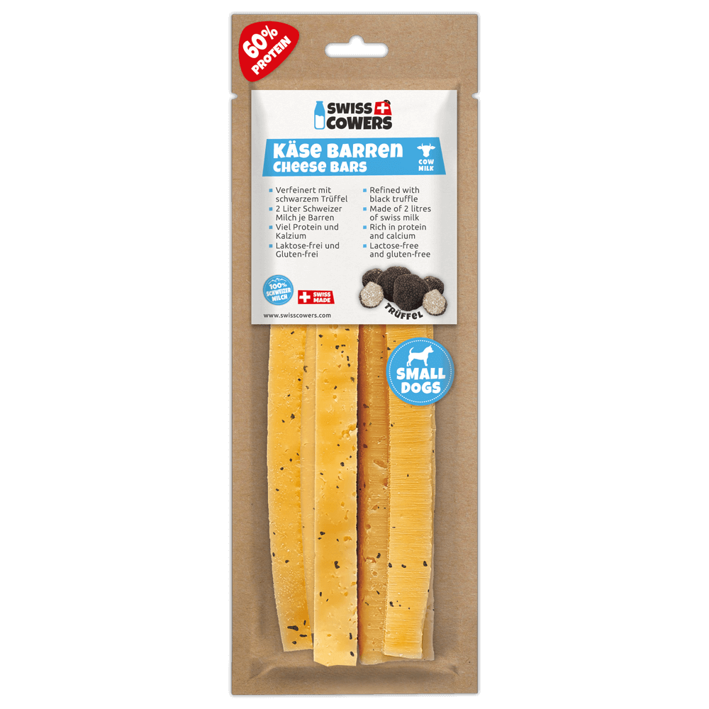 Barres de fromage pour chien SwissCowers Truffe