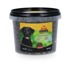 Topbrok Croquettes Pressées Poulet Riz - Alimentation Premium Chien