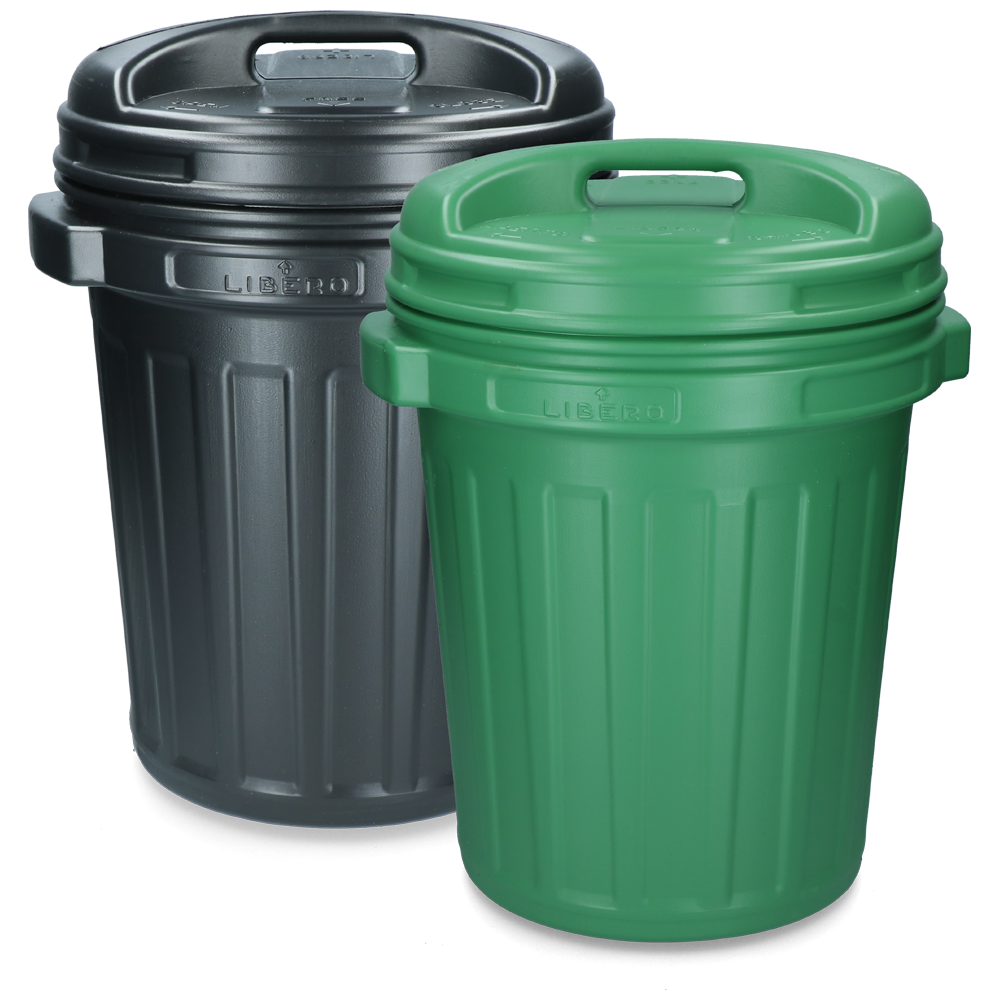 Seau de rangement 40L avec couvercle - Spacieuse et pratique