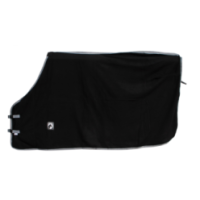 Tapis Polaire Noir/Gris 135/185cm - Confort et Style pour Votre Cheval