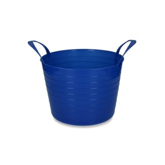 Seau V-Trug Flexi Bleu 14L: Pratique et Polyvalent pour Cheval