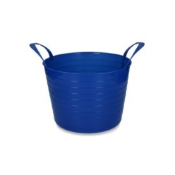 Seau V-Trug Flexi Bleu 14L: Pratique et Polyvalent pour Cheval