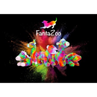 FantaZoo Lapin - Jouet pour chien de taille M