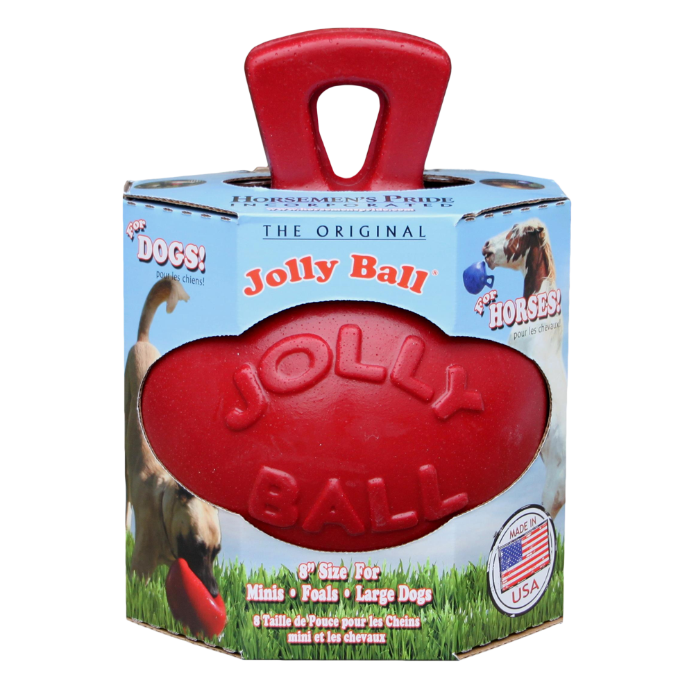 Jouet Jolly Ball Dual Rouge pour Cheval