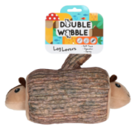 Double Wobble Amoureux des Bûches - Le jouet parfait pour votre chien!