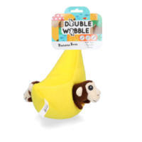 Double Wobble Banana Bros: Jouet interactif pour chiens