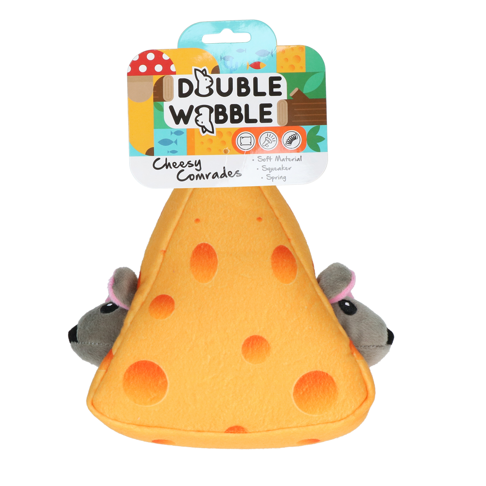 Jouet pour Chien Double Wobble Cheesy Camarades