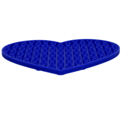 Tapis à lécher Eat Slow Live Longer Lovely Heart - Pour des moments gourmands avec votre chien