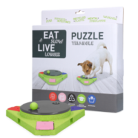 Puzzle Triangle Mangez Lentement Vivez Plus Longtemps