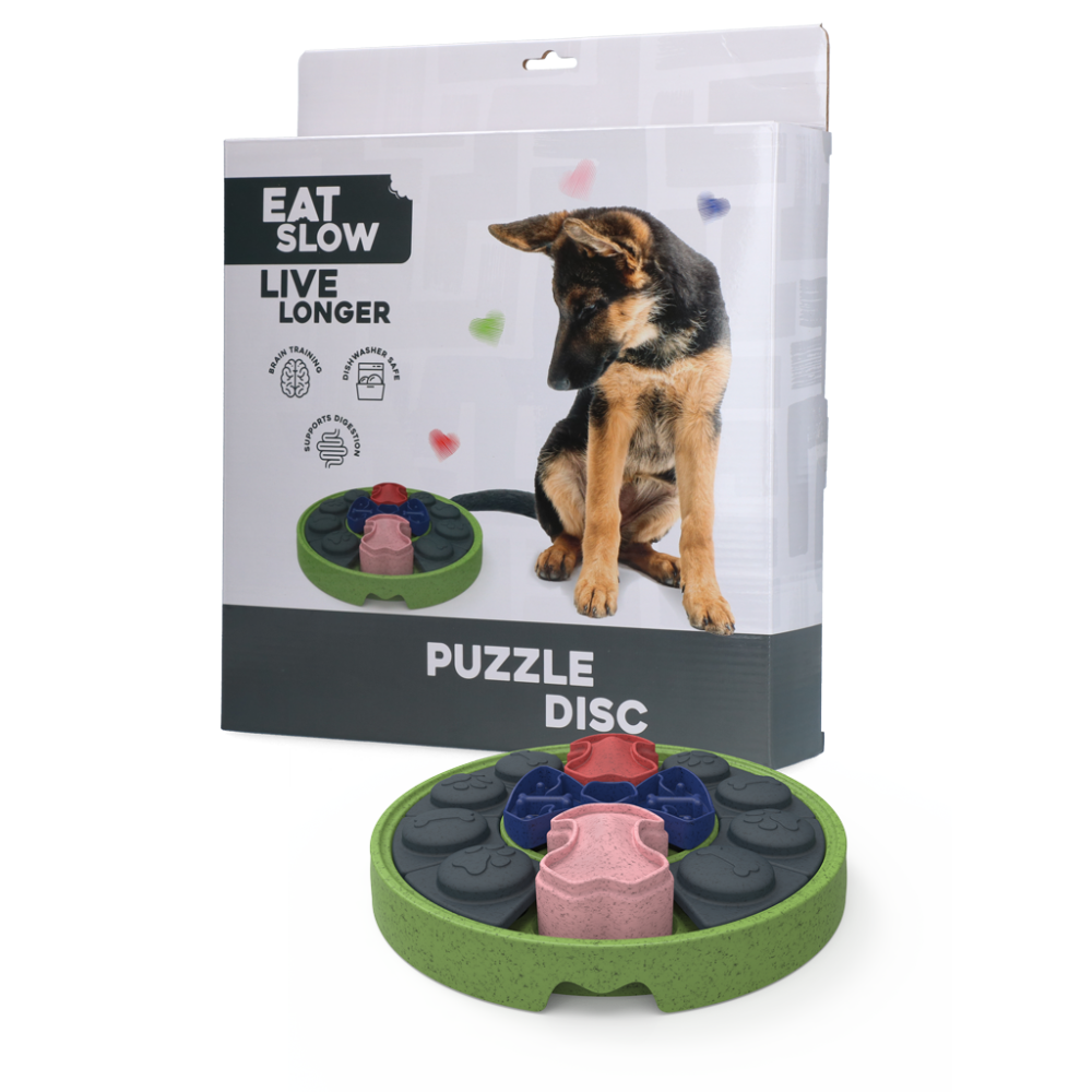 Puzzle Disque Mangez Lentement, Vivez Plus Longtemps