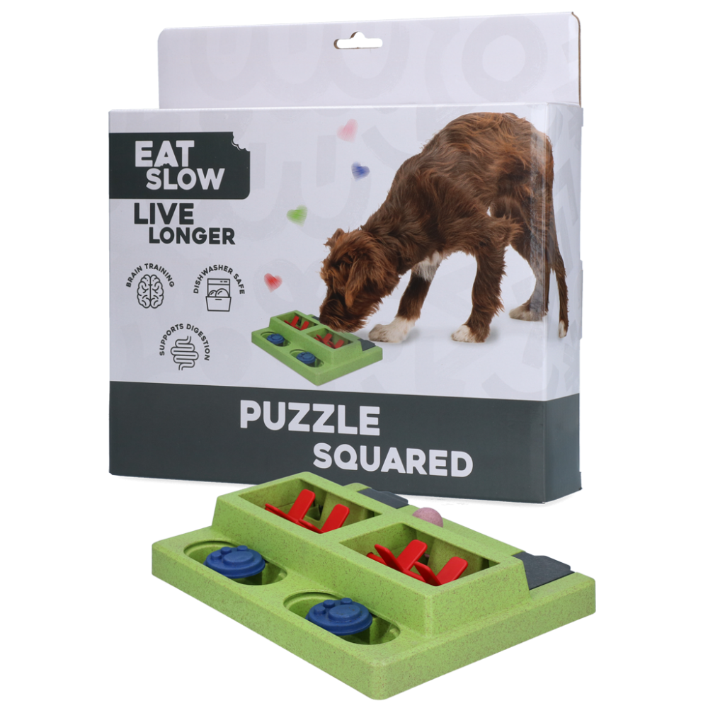 Puzzle Carré Mangez Lentement Vivez Plus Longtemps