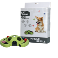 Eat Slow Live Longer Puzzle Coccinelle - Puzzle Alimentation Mignon