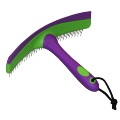 Grattoir Fun Sweat Violet/Vert - Pour Cheval
