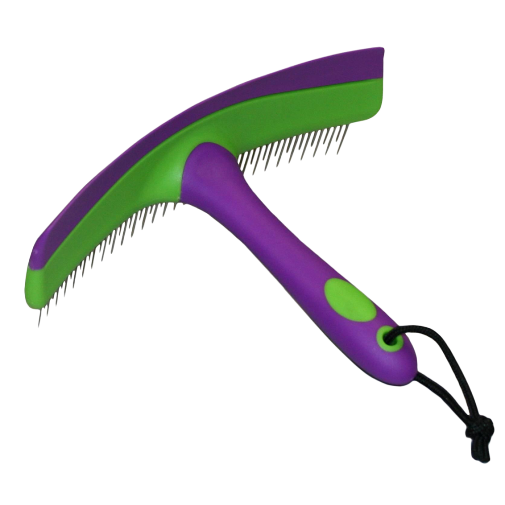 Grattoir Fun Sweat Violet/Vert - Pour Cheval
