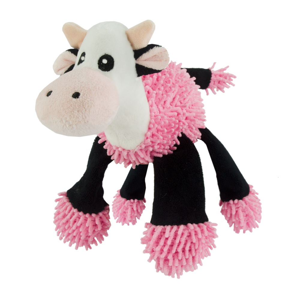 Fuzzle Vache avec 5 couineurs pour Chien