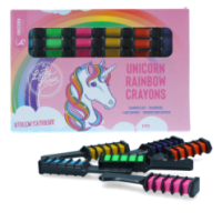 Craie arc-en-ciel Licorne Lucky Horse - Magie des couleurs pour les amoureux des chevaux
