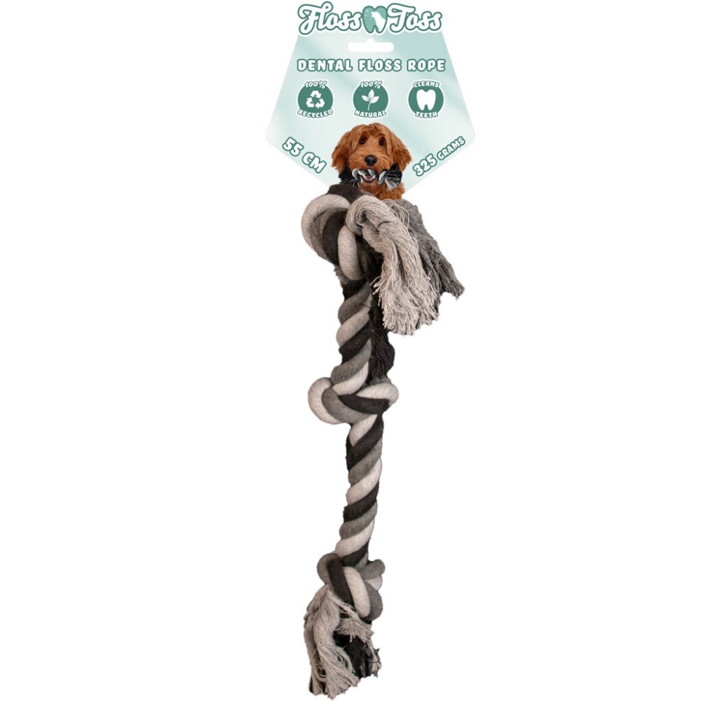 Dentaire Floss Toss - Nettoyage Efficace pour Chien