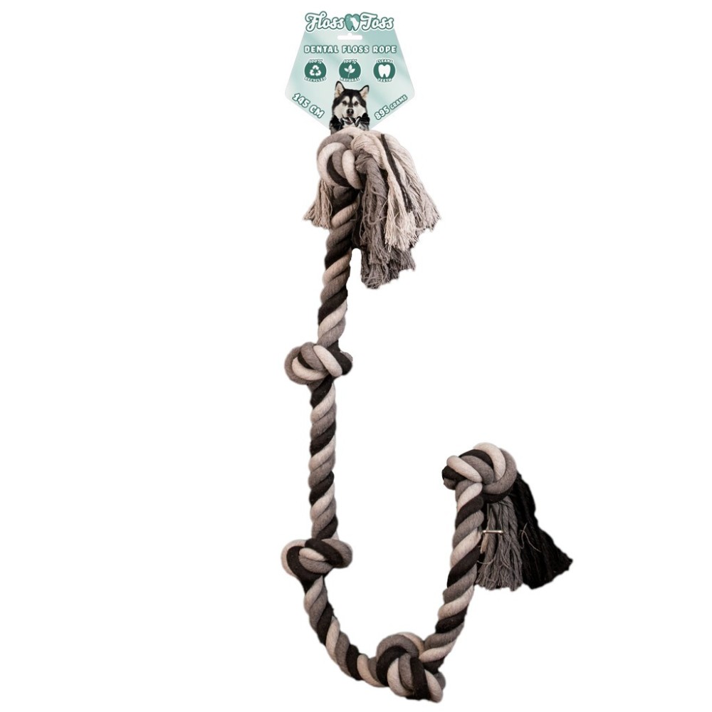 Dentaire Floss Toss - Nettoyage Efficace pour Chien
