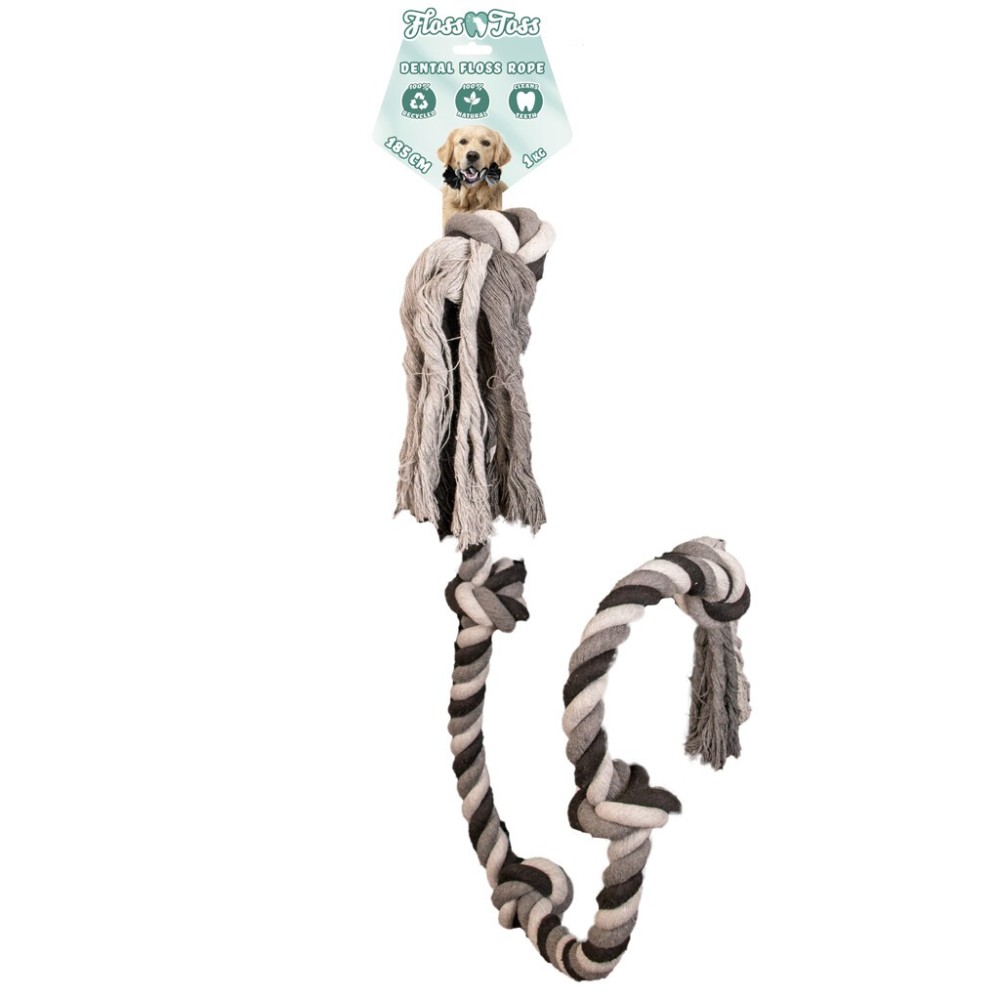 Dentaire Floss Toss - Nettoyage Efficace pour Chien