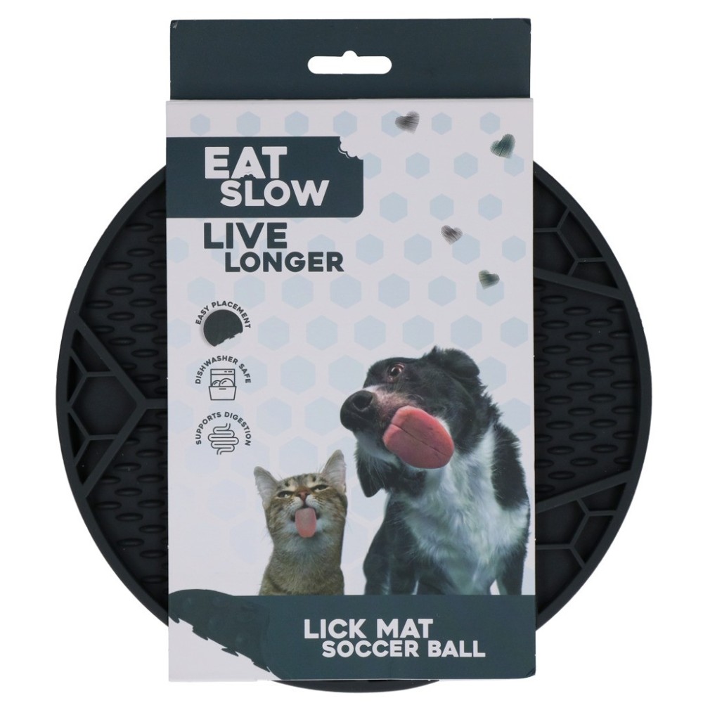Tapis à Laper Eat Slow Live Longer Ballon de Foot
