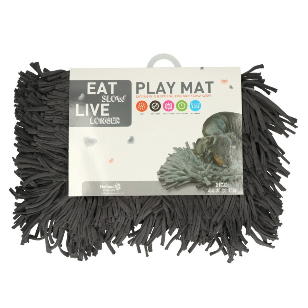 Tapis de jeu Eat Slow Live Longer pour chien