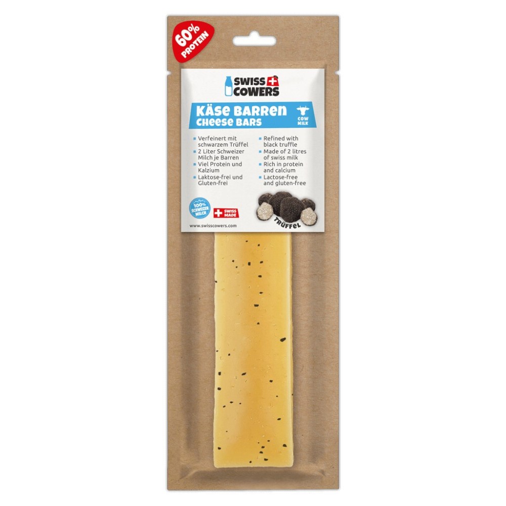 SwissCowers Barres Fromage Truffe - Mastication Gourmet Luxe Chien