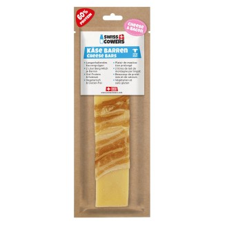 SwissCowers Barres Fromage Bacon - Friandise Mastication Fumée Chien
