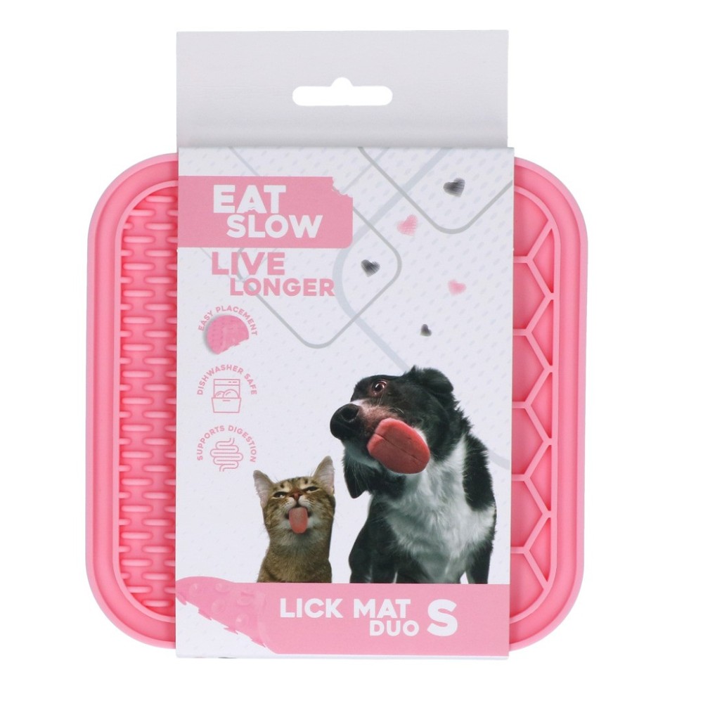 Duo de tapis à lécher pour chien et chat - Eat Slow Live Longer