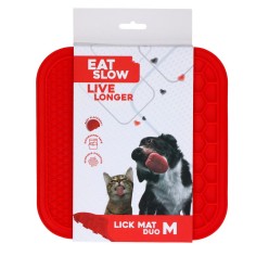 Duo de tapis à lécher pour chien et chat - Eat Slow Live Longer