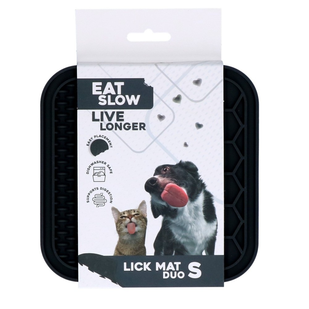Duo de tapis à lécher pour chien et chat - Eat Slow Live Longer
