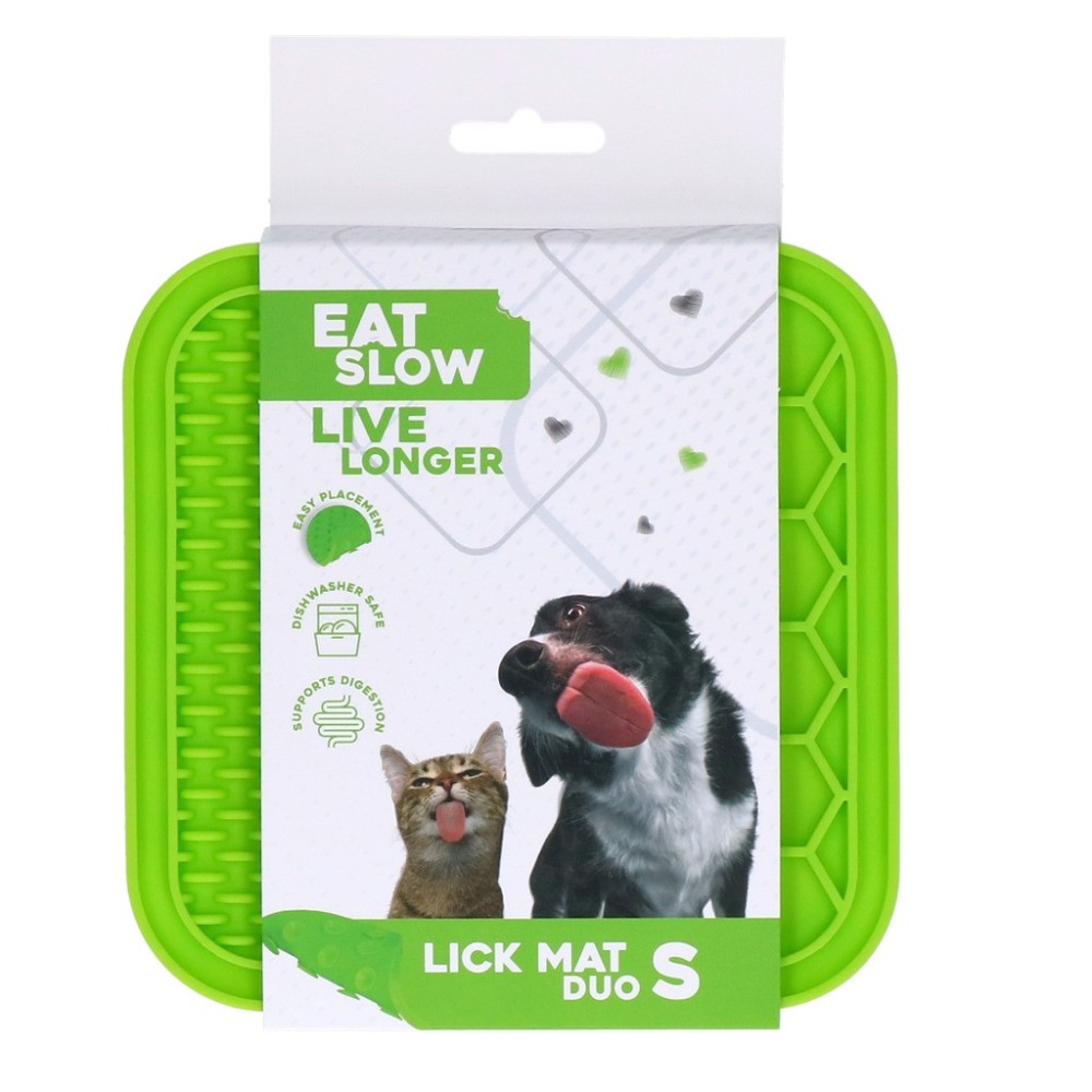 Duo de tapis à lécher pour chien et chat - Eat Slow Live Longer