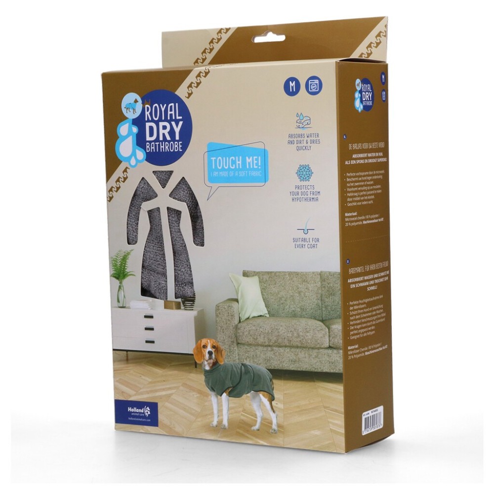 Peignoir Royal Dry pour Chiens - Confort et Absorption