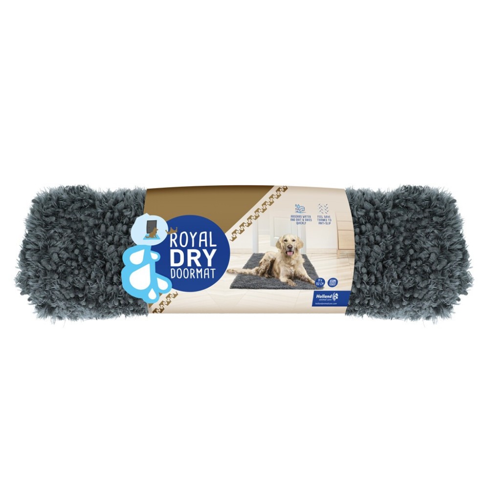Royal Dry Tapis d'Entrée - Tapis Absorbant Pattes Mouillées Chien