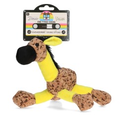 Retrodog Jouet Âne - Peluche Rétro Vintage Couineur Chien