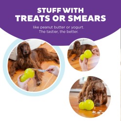 Jouet résistant pour chien: Outward Hound Double Tuff M Bleu